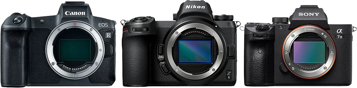 EOS R &#x26; Z6 &#x26; α7III